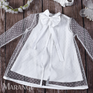 Βαπτιστικό Χειροποίητο Φόρεμα Με Μαντό 107