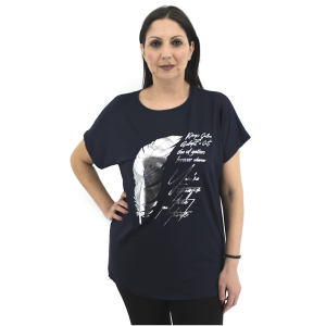 Alternative view of Γυναικεία Μπλούζα Σχέδιο Φτερό 030-033