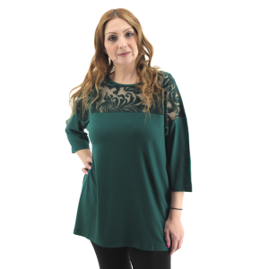 Γυναικεία Μπλούζα Με Διαφάνεια Σε Διαφορετικά Χρώματα 019-022