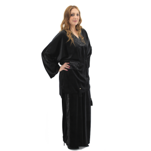 Γυναικεία Φόρμα Μαύρη Αμπιγιε Animal Print 016